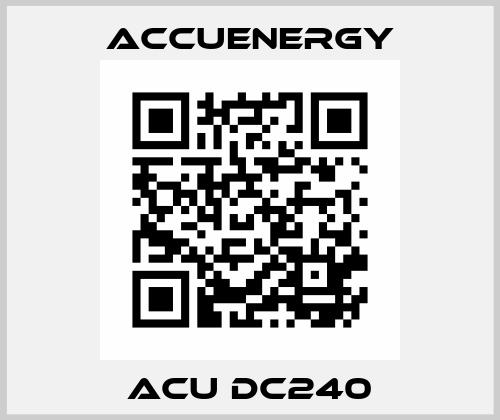 ACU DC240 Accuenergy