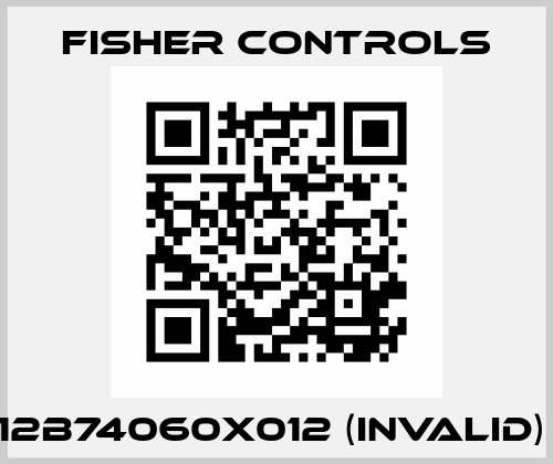 12B74060X012 (invalid)  Fisher Controls