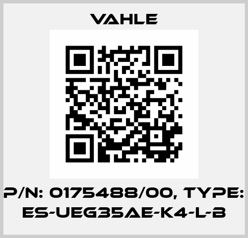 P/n: 0175488/00, Type: ES-UEG35AE-K4-L-B Vahle