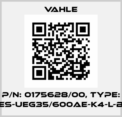 P/n: 0175628/00, Type: ES-UEG35/600AE-K4-L-B Vahle