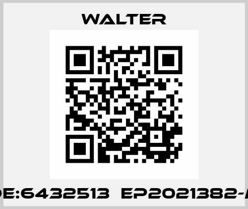 Code:6432513  EP2021382-M10  Walter