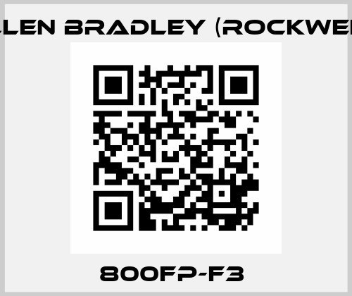 800FP-F3  Allen Bradley (Rockwell)