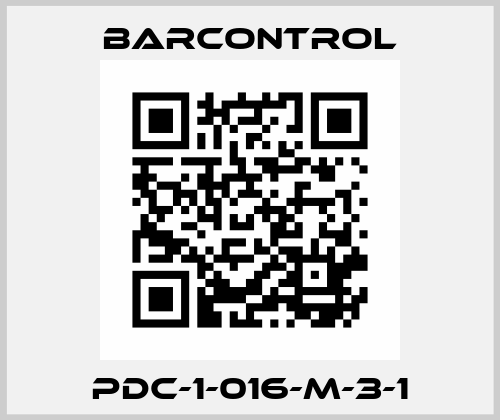 PDC-1-016-M-3-1 Barcontrol