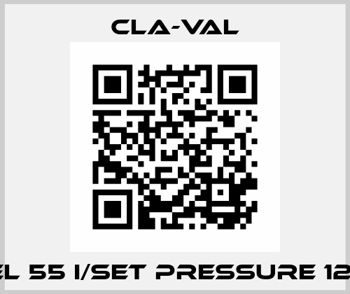Model 55 I/Set Pressure 12 BAR  Cla-Val