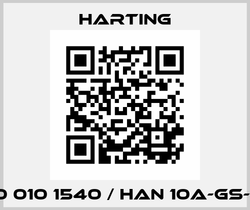 19 20 010 1540 / Han 10A-gs-M20 Harting