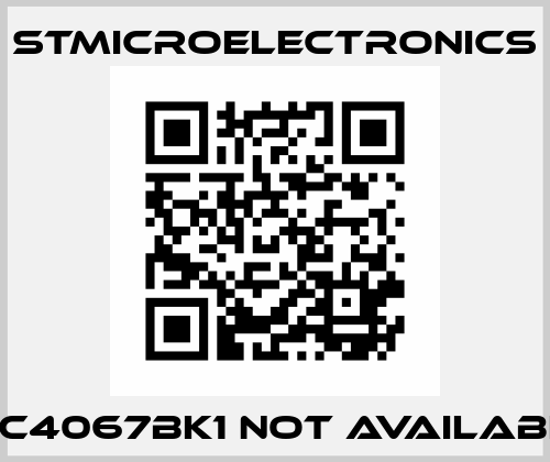 HCC4067BK1 not available  STMicroelectronics