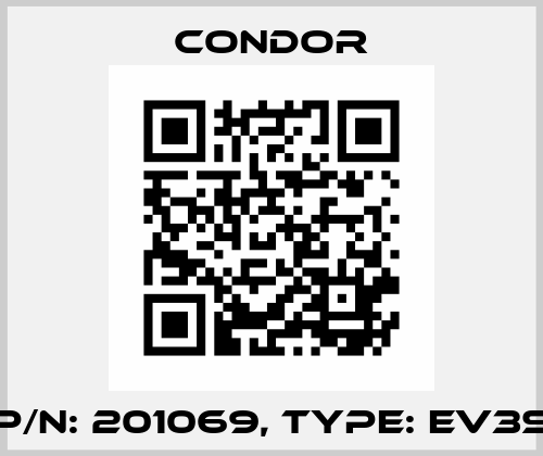 P/N: 201069, Type: EV3S Condor