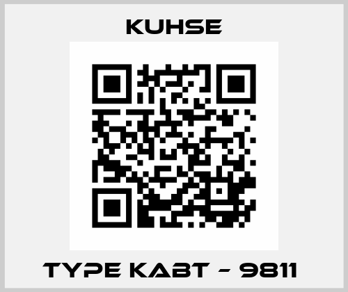 Type KABT – 9811  Kuhse