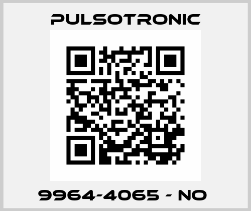 9964-4065 - NO  Pulsotronic