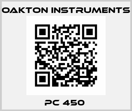 PC 450  Oakton Instruments