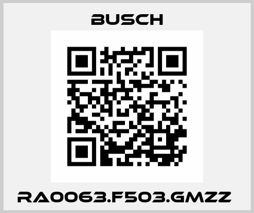 RA0063.F503.GMZZ  Busch