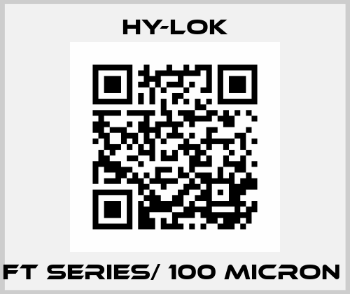 FT SERIES/ 100 Micron  HY-LOK