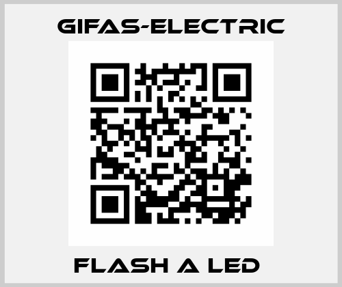 Flash a LED  Gifas-Electric