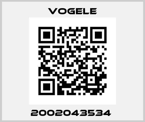 2002043534  Vogele