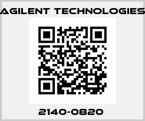2140-0820  Agilent Technologies