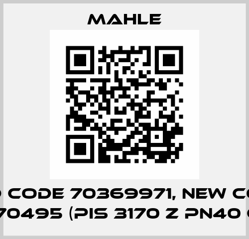 old code 70369971, new code 70570495 (PIS 3170 Z PN40 G1/8) MAHLE