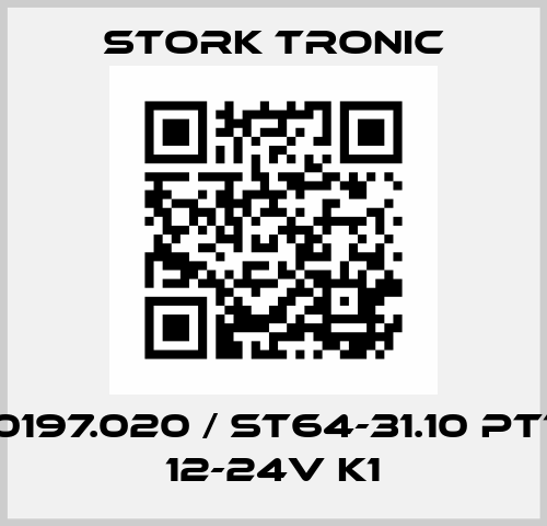 900197.020 / ST64-31.10 PT100 12-24V K1 Stork tronic