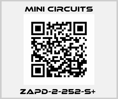 ZAPD-2-252-S+  MiniCircuits
