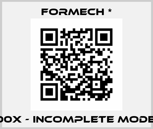 300X - incomplete model  Formech *