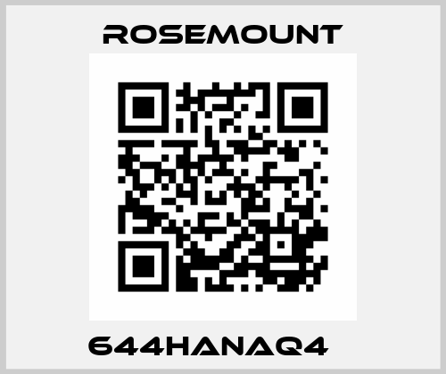 644HANAQ4    Rosemount