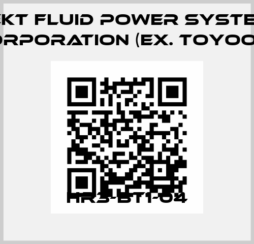 HR3-BT1-04 JTEKT FLUID POWER SYSTEMS CORPORATION (ex. Toyooki)