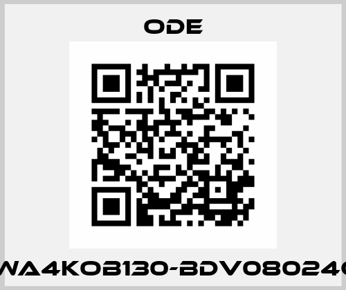 21WA4KOB130-BDV08024CY Ode