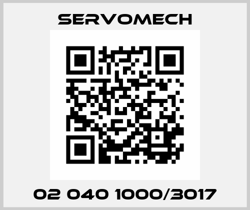 02 040 1000/3017 Servomech