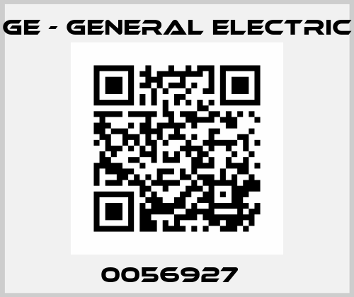 0056927   GE - General Electric