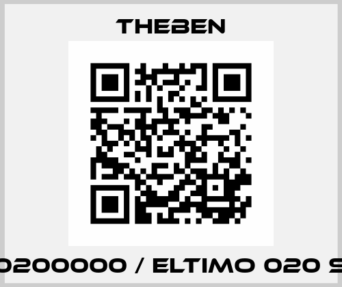 0200000 / ELTIMO 020 S Theben