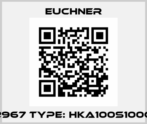 072967 Type: HKA100S100G24 Euchner