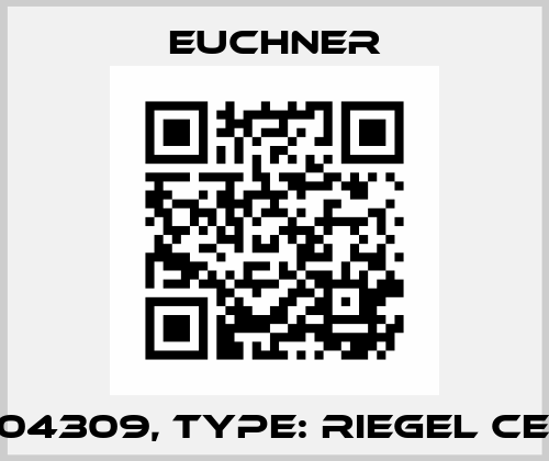 p/n: 104309, Type: RIEGEL CET-A-C Euchner