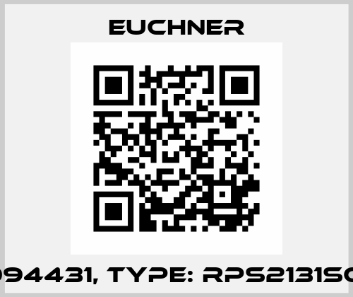 p/n: 094431, Type: RPS2131SC175M Euchner