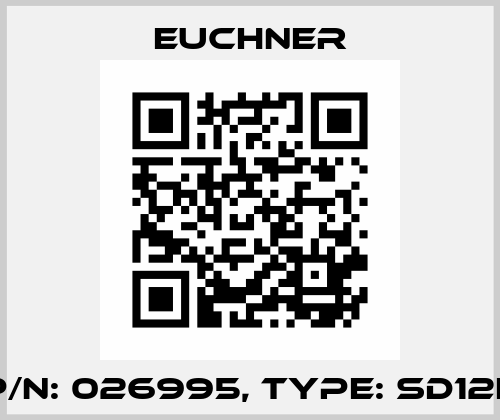 p/n: 026995, Type: SD12K Euchner