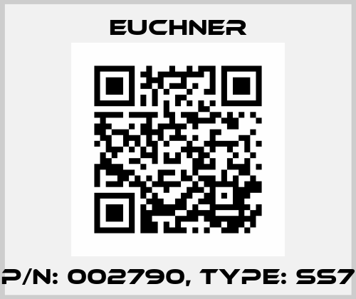 p/n: 002790, Type: SS7 Euchner