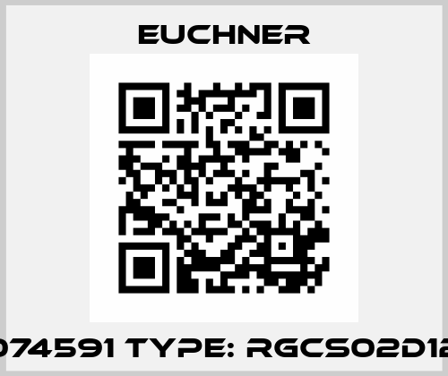 074591 Type: RGCS02D12 Euchner