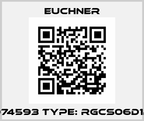 074593 Type: RGCS06D12 Euchner