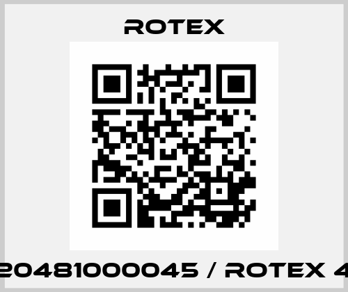 020481000045 / ROTEX 48 Rotex