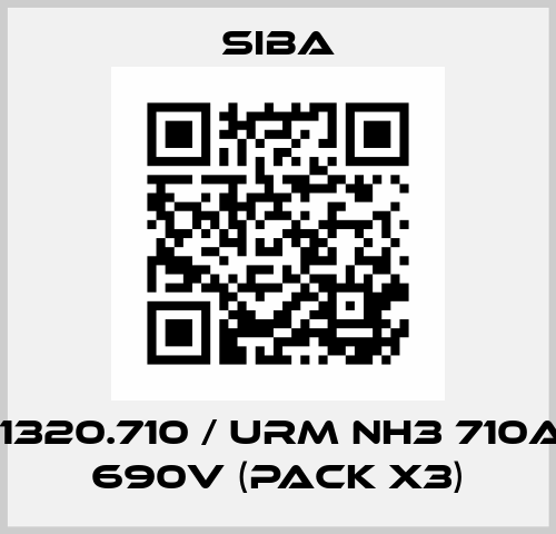 2021320.710 / URM NH3 710A aR 690V (pack x3) Siba
