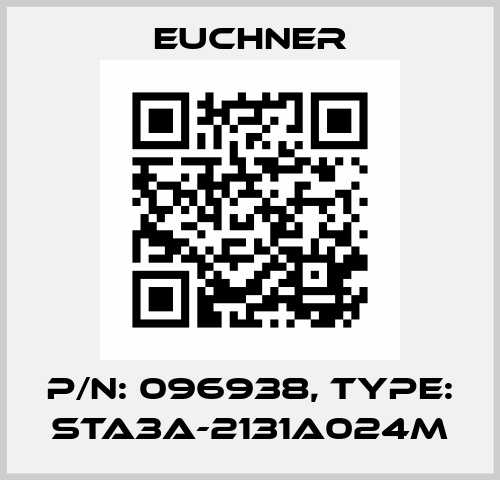 p/n: 096938, Type: STA3A-2131A024M Euchner