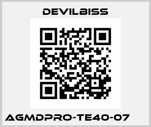 AGMDPRO-TE40-07      Devilbiss