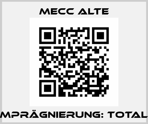 Imprägnierung: TOTAL  Mecc Alte
