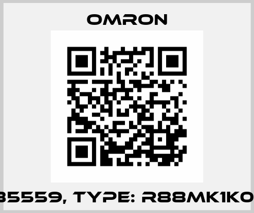 P/N: 285559, Type: R88MK1K030FS2 Omron