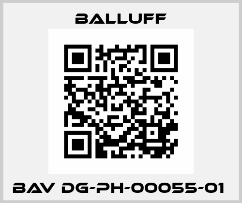 BAV DG-PH-00055-01  Balluff