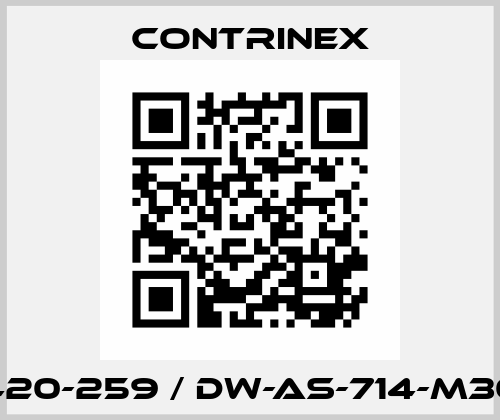 320-420-259 / DW-AS-714-M30-002 Contrinex