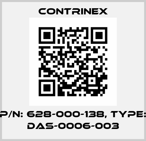p/n: 628-000-138, Type: DAS-0006-003 Contrinex