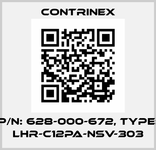 p/n: 628-000-672, Type: LHR-C12PA-NSV-303 Contrinex