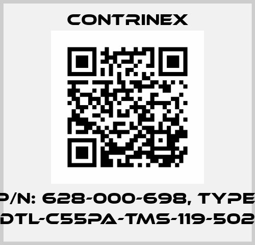p/n: 628-000-698, Type: DTL-C55PA-TMS-119-502 Contrinex
