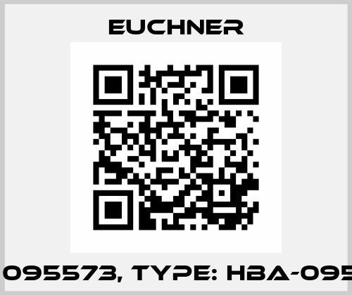 p/n: 095573, Type: HBA-095573 Euchner