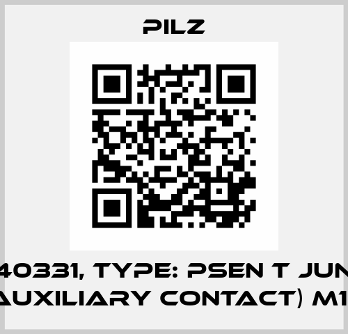 p/n: 540331, Type: PSEN T junction (auxiliary contact) M12 Pilz