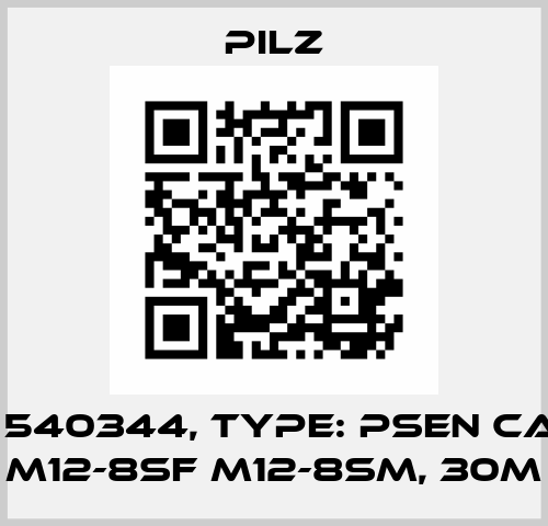 p/n: 540344, Type: PSEN cable M12-8sf M12-8sm, 30m Pilz